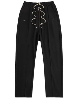 Rick Owens Bela Tapered-Leg Wool Trousers - Black