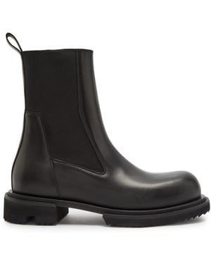 Rick Owens Gabe Leather Chelsea Boots - Black