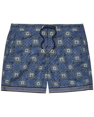 CHE Telha Printed Shell Swim Shorts - Blue