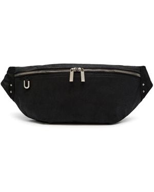 Rick Owens Leather Bumbag - Black