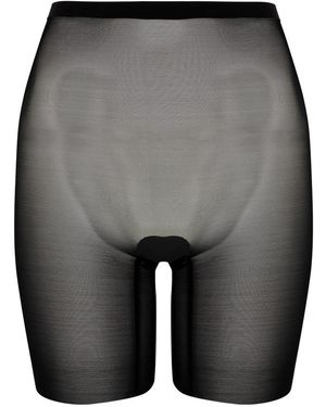 Wolford Control Sheer Tulle Shorts - Grey