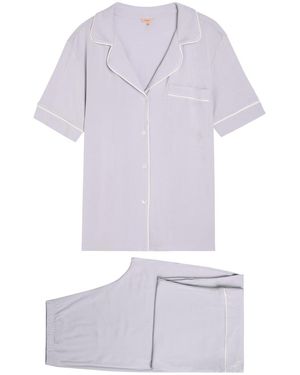 Eberjey Gisele Jersey Pyjama Set - Purple