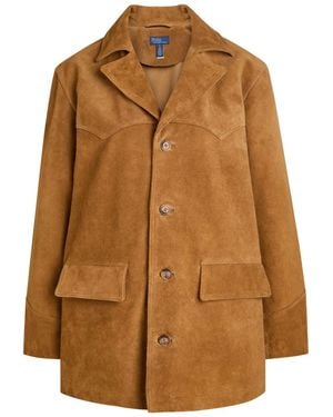 Polo Ralph Lauren Suede Jacket - Brown