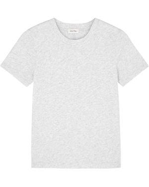 American Vintage Sonoma White Slubbed Cotton T-shirt