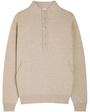 Allude Wool-Blend Jumper - Natural