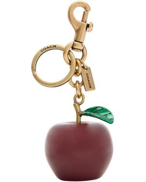 COACH Apple Bag Charm - Metallic