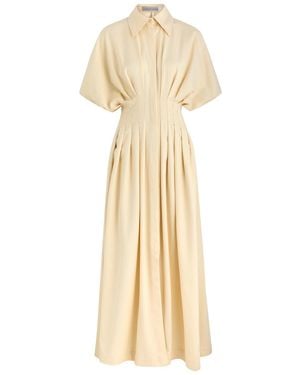 Palmer//Harding Courage Cotton Maxi Shirt Dress - Natural