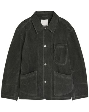 YMC Construction Paneled Denim Jacket - Black