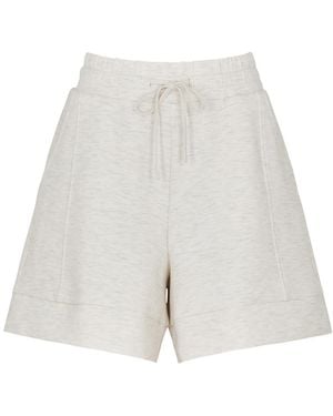 Varley Alder Stretch-jersey Shorts - White