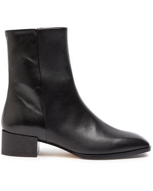 Aeyde Lee 40 Leather Ankle Boots - Black