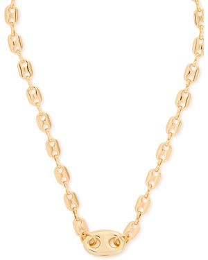 SANDRALEXANDRA Mariner Link 18Kt-Plated Necklace - Metallic