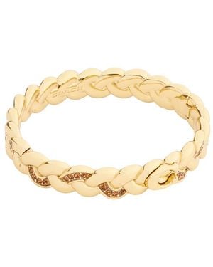 COACH Braided Bangle - Metallic