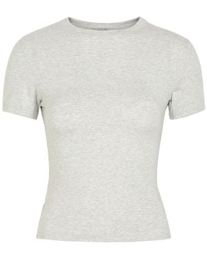 Skims Cotton-Jersey T-Shirt - White