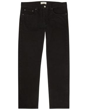 FRAME The Straight-Leg Denim Jeans - Black