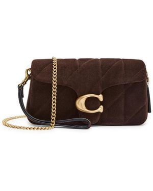 COACH Tabby 19 Quilted Suede Cross-Body Bag - Brown