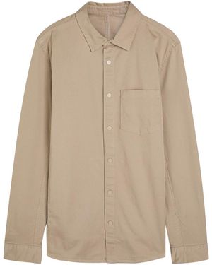 L'Estrange Stretch-Cotton Overshirt - Natural