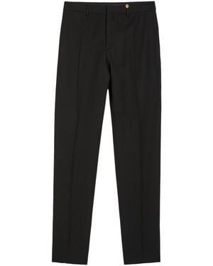 Versace Tailored Wool Trousers - Black