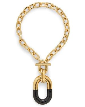 Rabanne Xl Link Necklace - Metallic