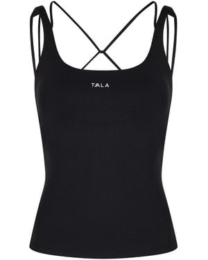 Tala Skinluxe Multi Strap Stretch-Jersey Tank Top - Black