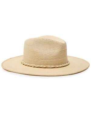 Lack of Color Paradise Embellished Straw Fedora - Natural