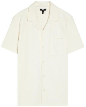 PAIGE Oliver Ribbed Cotton-Blend Shirt - White
