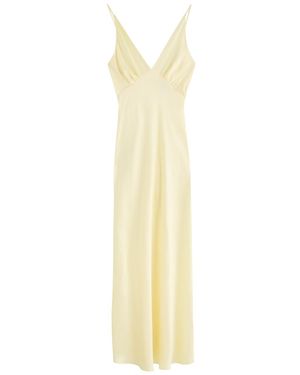 Bec & Bridge Moon Dance Satin Maxi Dress - White