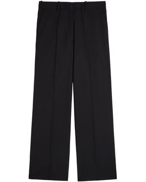 Calvin Klein Simone Wide-Leg Wool Pants - Blue
