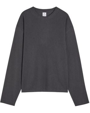 Won Hundred Steven Cotton-Knit T-Shirt - Grey