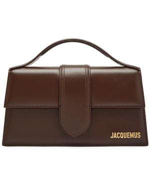 Jacquemus Le Grand Bambino Smoothed Leather Top Handle Bag - Brown