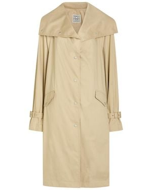 TOTEME Oversized Cotton-Poplin Trench - Natural