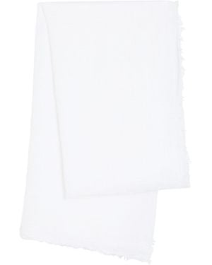 TOTEME Crinkled Cotton Scarf - White