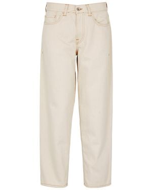 YMC Tearaway Straight-Leg Jeans - Natural