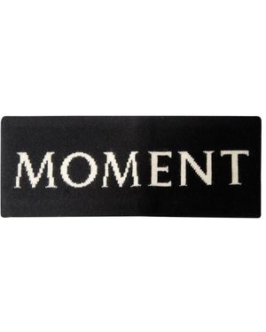 Perfect Moment Logo- Intarsia Wool-Blend Headband - Black