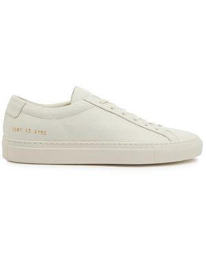 Common Projects Achilles Premium Grained Leather Trainers - White