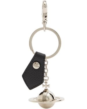Vivienne Westwood 3D Orb Keyring - White