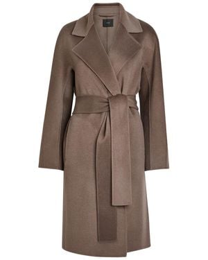 JOSEPH Costa Wool And Cashmere-Blend Trench Coat - Brown