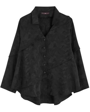 High Audacity Floral-Jacquard Jacket - Black