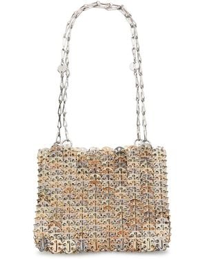 Rabanne 1969 Disc Embellished Shoulder Bag - White
