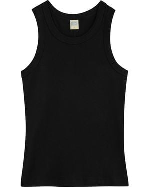 Flore Flore Hannah Cotton Tank - Black
