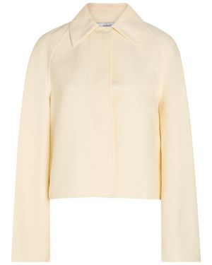 Another Tomorrow Cotton Jacket - Natural