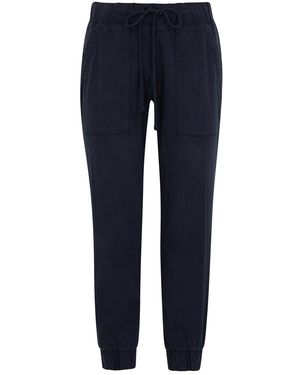 Bella Dahl Brushed Twill Trousers - Blue
