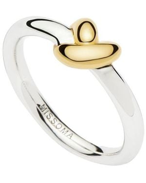 Missoma X Lucy Williams Knot Stacking Ring - White