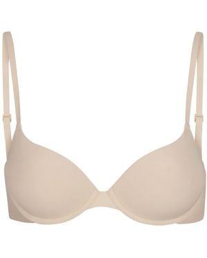 Skims Stretch-Jersey Push-Up Bra - Natural