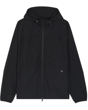 Now You Live Overton Hooded Stretch-Nylon Jacket - Black
