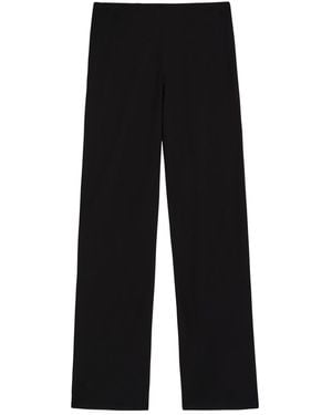 Reformation Gale Straight-Leg Crepe Pants - Black