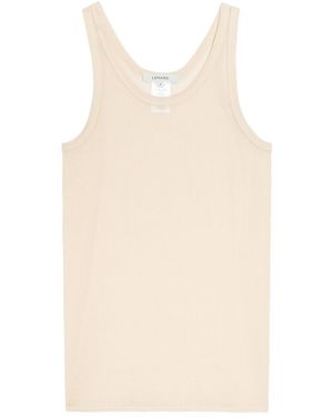 Lemaire Ribbed Fine-Knit Top - Natural