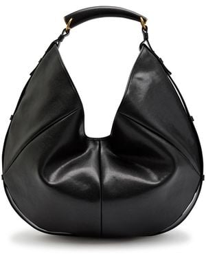 Saint Laurent Bo Mombasa Large Leather Tote Bag - Black