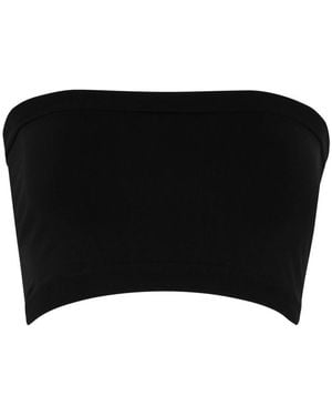 Prism Captivating Stretch-jersey Bandeau Bra - Black