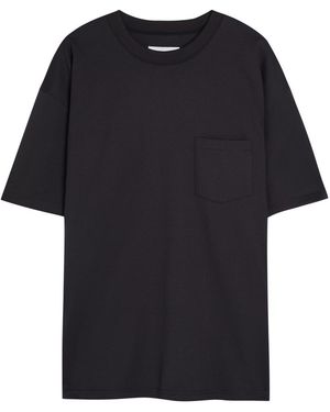 Ssstein Oversized Cotton T-Shirt - Black