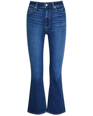PAIGE Claudine Flared-Leg Jeans - Blue